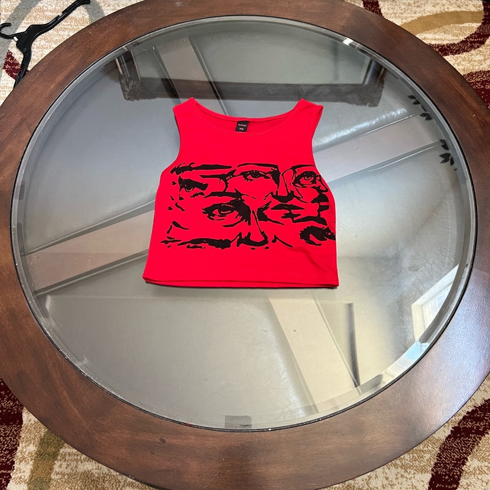 Grunge Punk Figure Graphic Tank Top